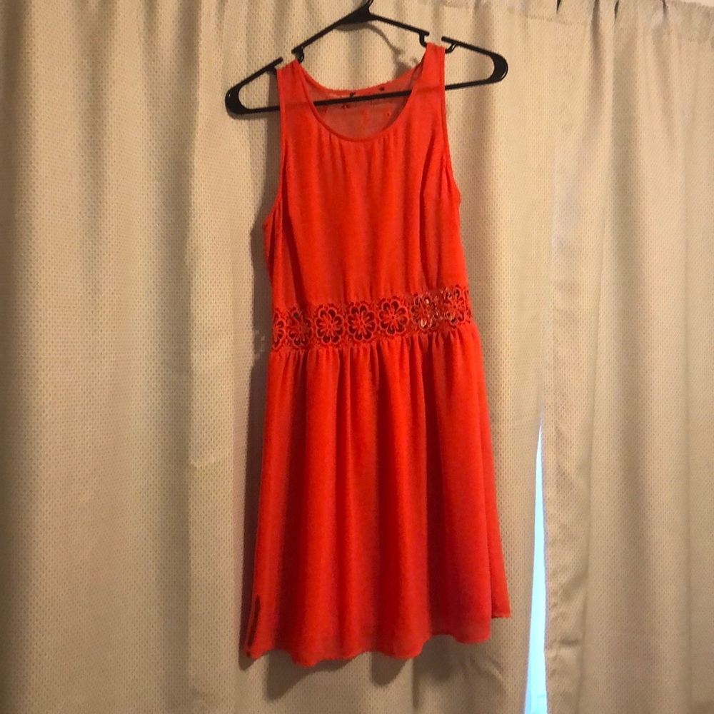 Orange formal dress